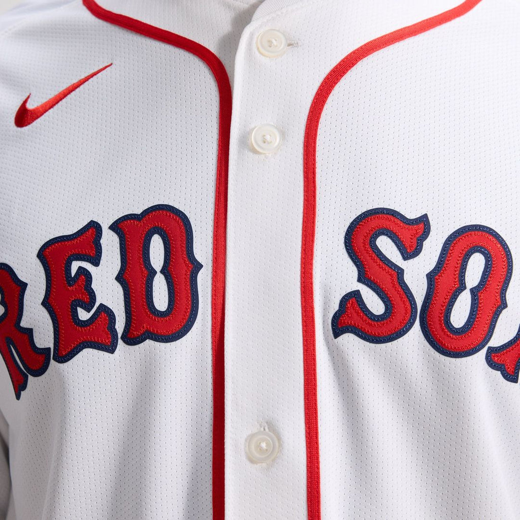 Men's Boston Red Sox White Home Limited MLB Baseball Jersey - view 11