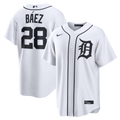 Men's Detroit Tigers Javier Báez White Home Replica MLB Baseball Jersey - view 1