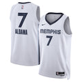 Unisex Santi Aldama Memphis Grizzlies Association Edition Swingman NBA Basketball Jersey - White - view 1