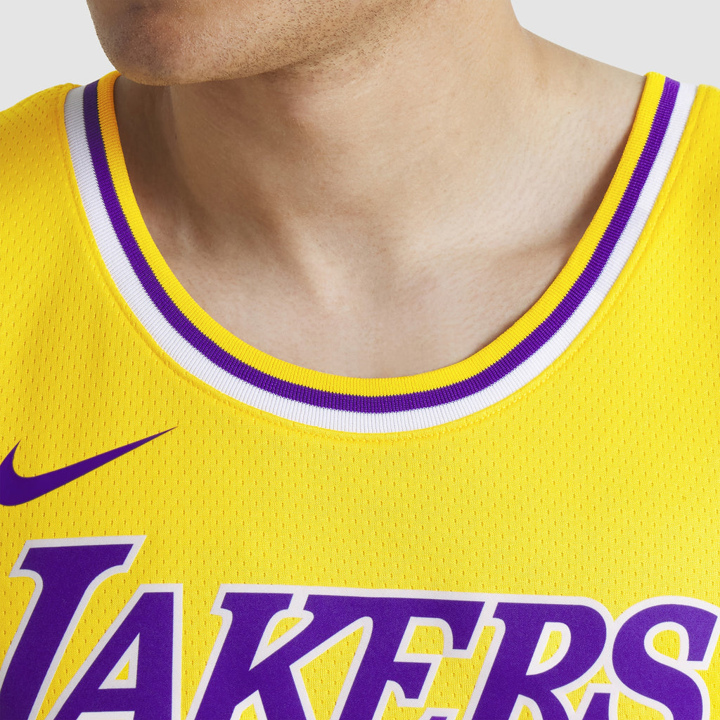 Unisex Los Angeles Lakers Icon Swingman NBA Basketball Jersey - Lebron James - view 9
