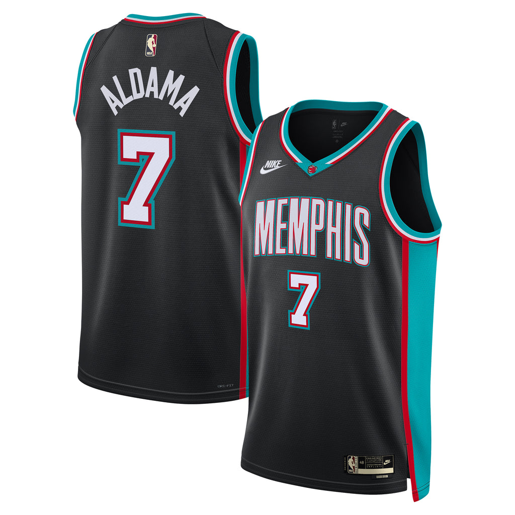 Unisex Santi Aldama Memphis Grizzlies Classic Edition NBA Basketball Jersey - Black - view 2