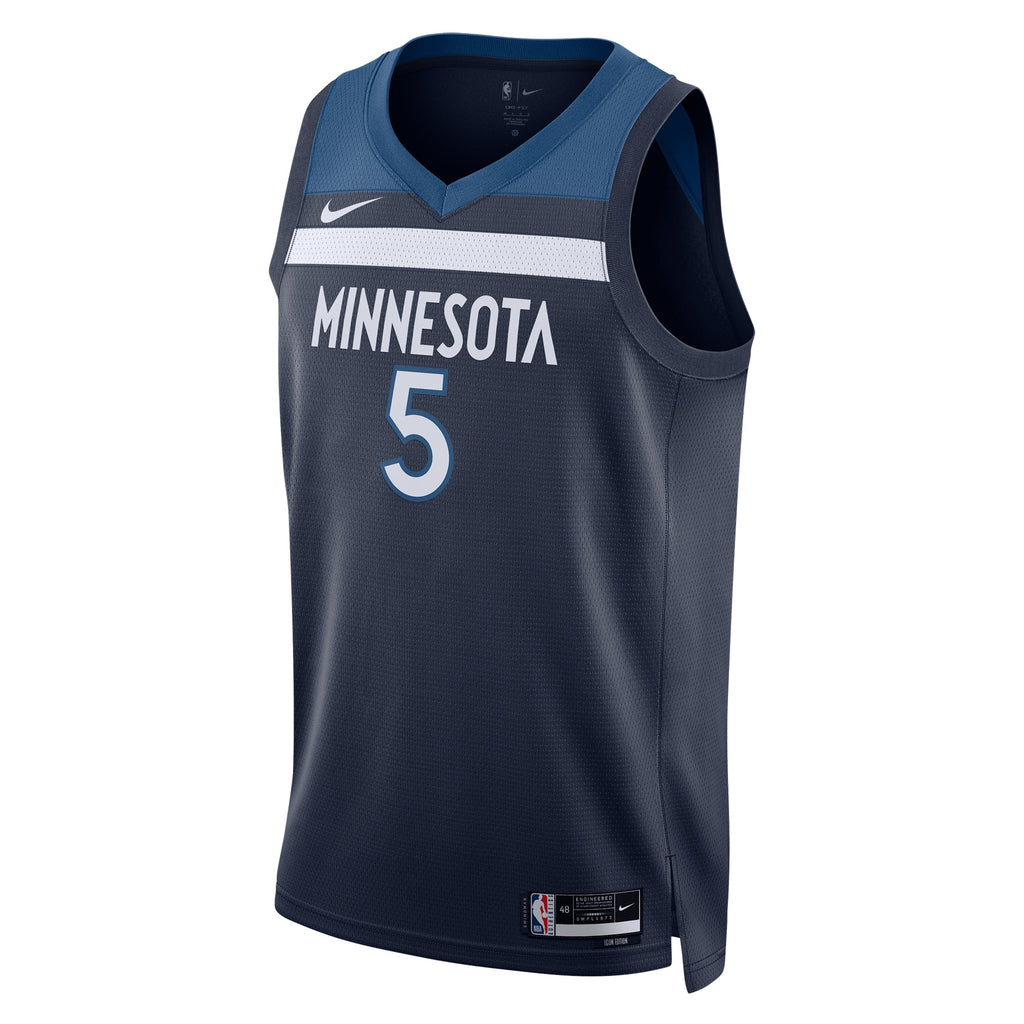 Unisex Minnesota Timberwolves Replica Icon Swingman NBA Basketball Jersey - view 3