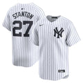 Men's New York Yankees Giancarlo Stanton White Home Limited MLB Baseball Jersey - view 1