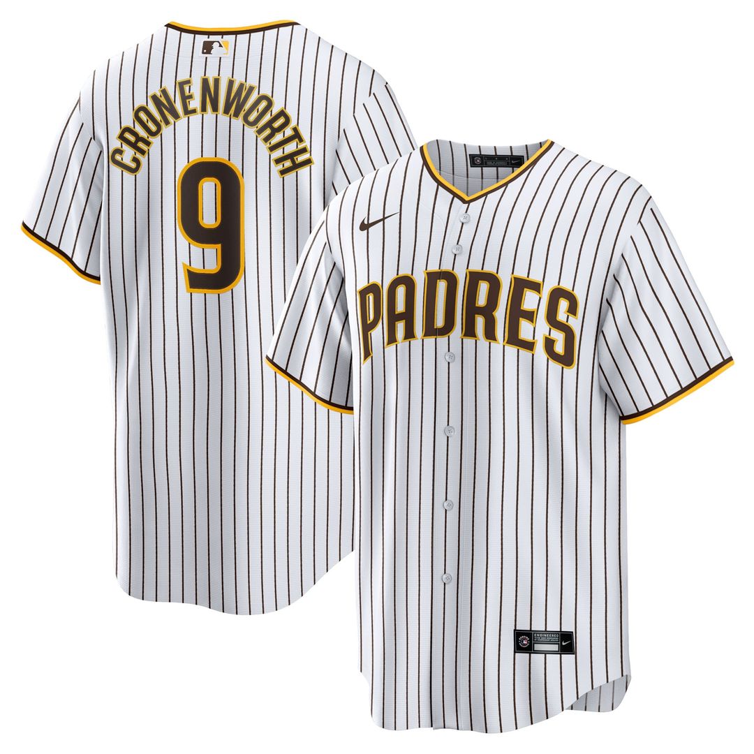 Men's San Diego Padres Jake Cronenworth White Home Replica MLB Baseball Jersey - view 1