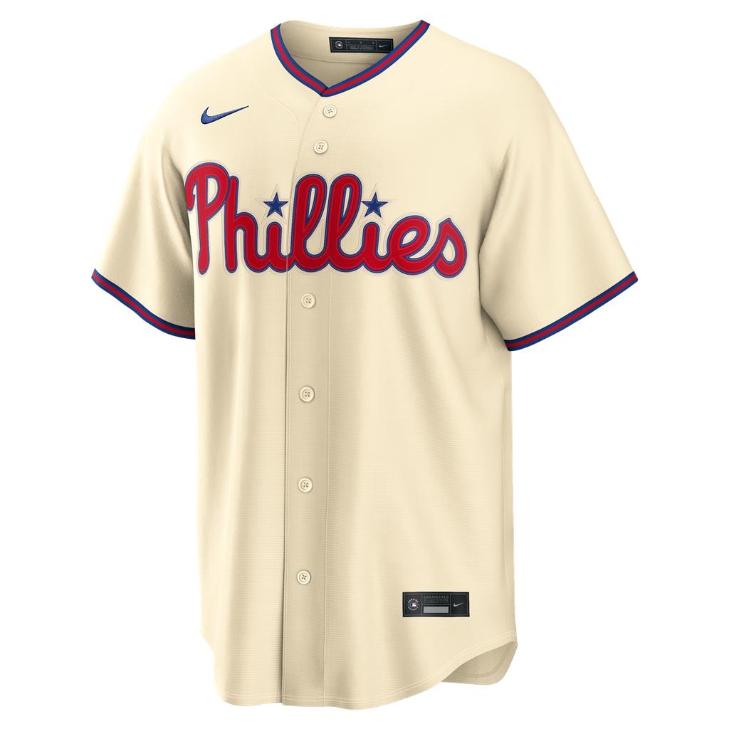 Men's Philadelphia Phillies White Home Replica MLB Baseball Jersey - view 15