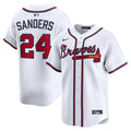 Men's Atlanta Braves Deion Sanders White Limited MLB Baseball Jersey - view 1