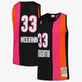 Men's Miami Heat NBA Alonzo Mourning Hardwood Classics Road Jersey - view 1