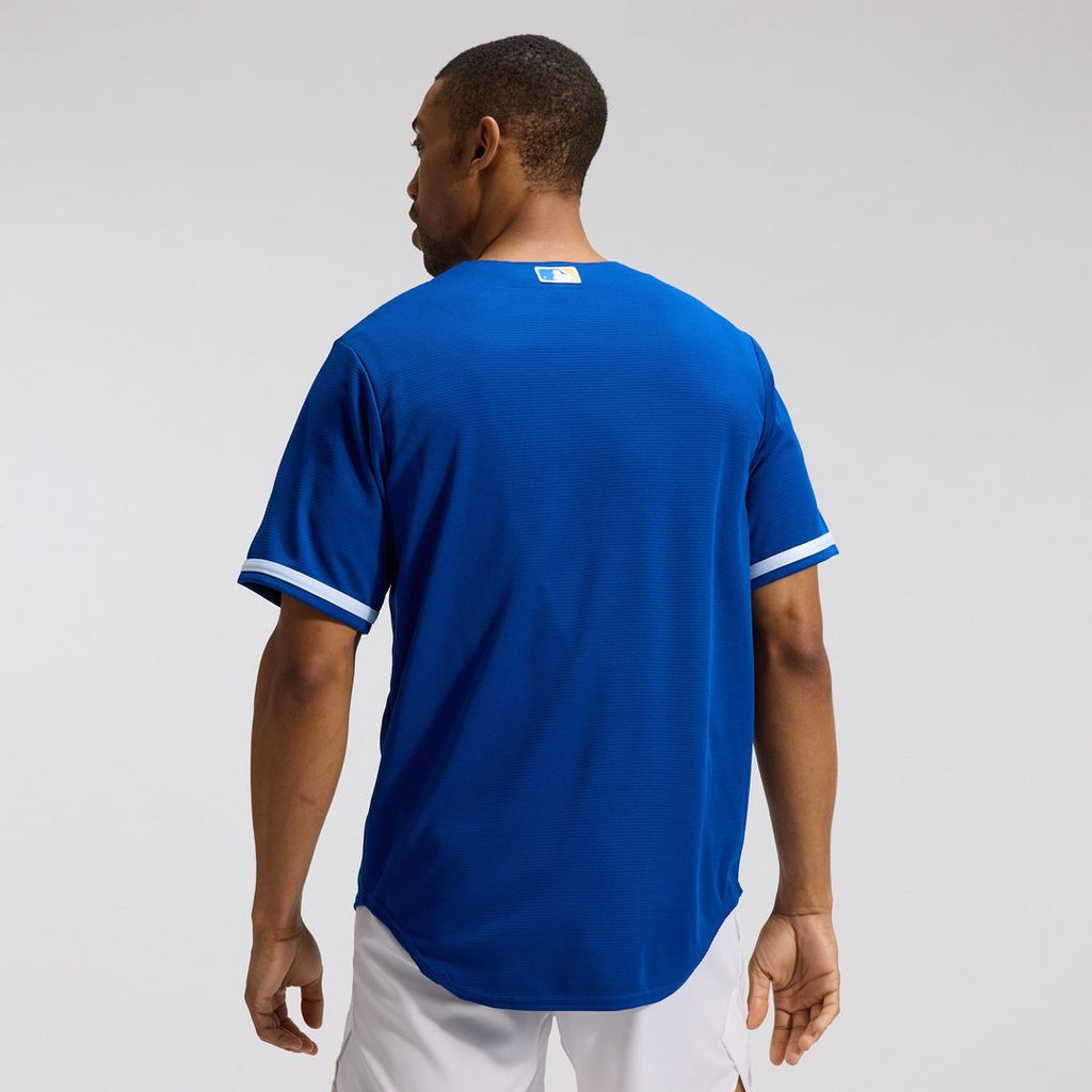 Men's Kansas City Royals Royal Alternate Replica MLB Baseball Jersey - view 13