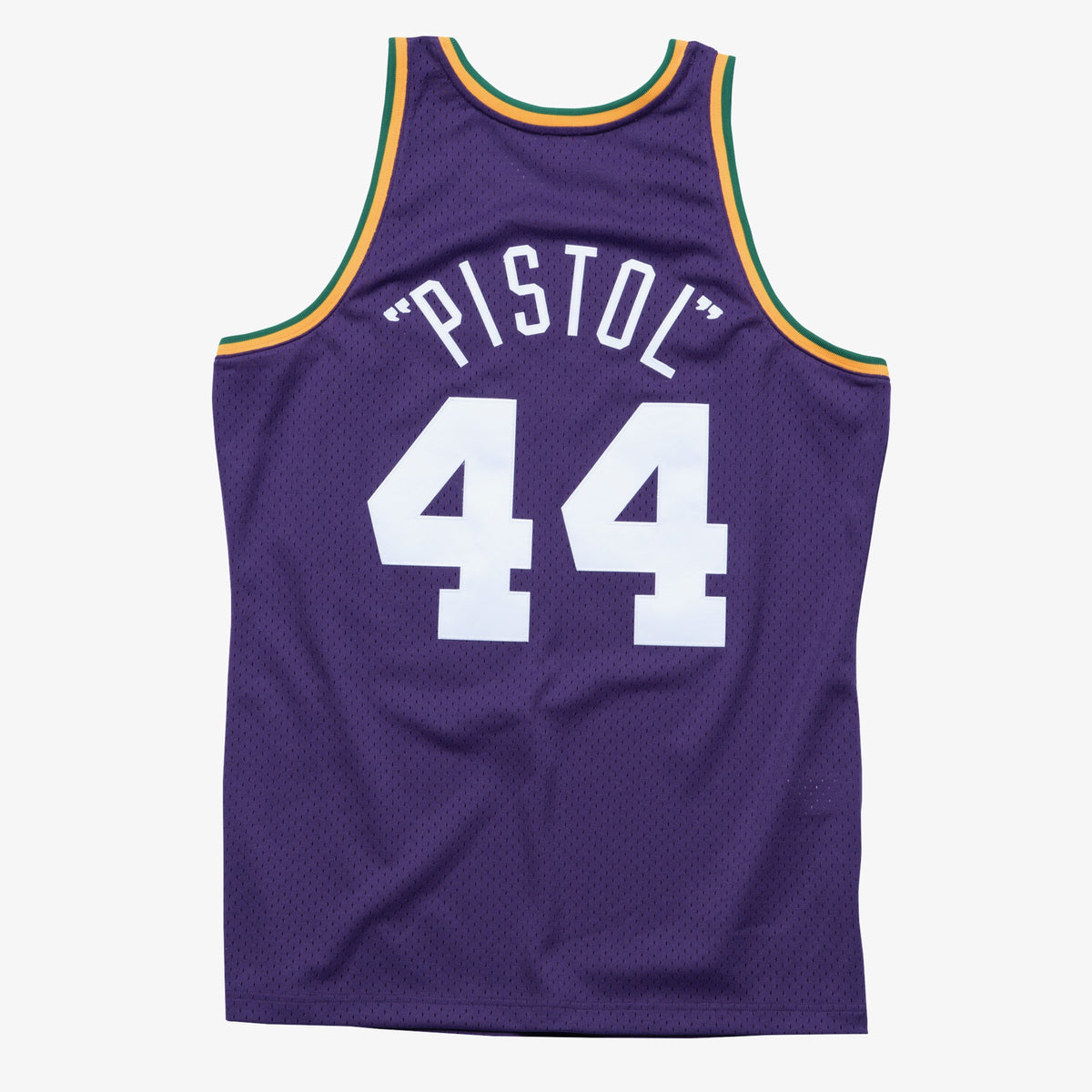 Men's New Orleans Jazz Pete Maravich 1974 Swingman Road NBA Basketball Jersey - Purple - view 4