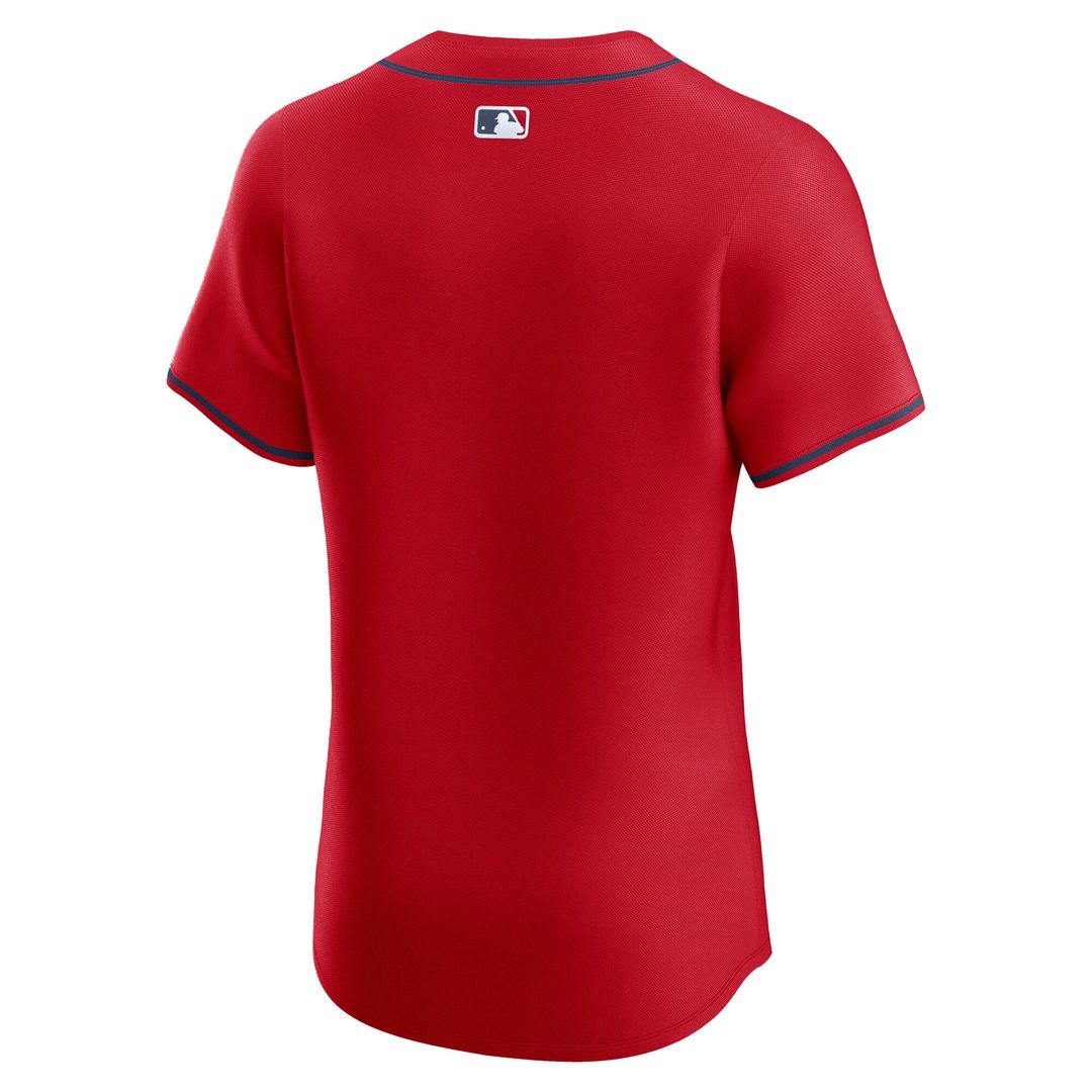 Men's Atlanta Braves Red Alternate Elite MLB Baseball Jersey - view 6