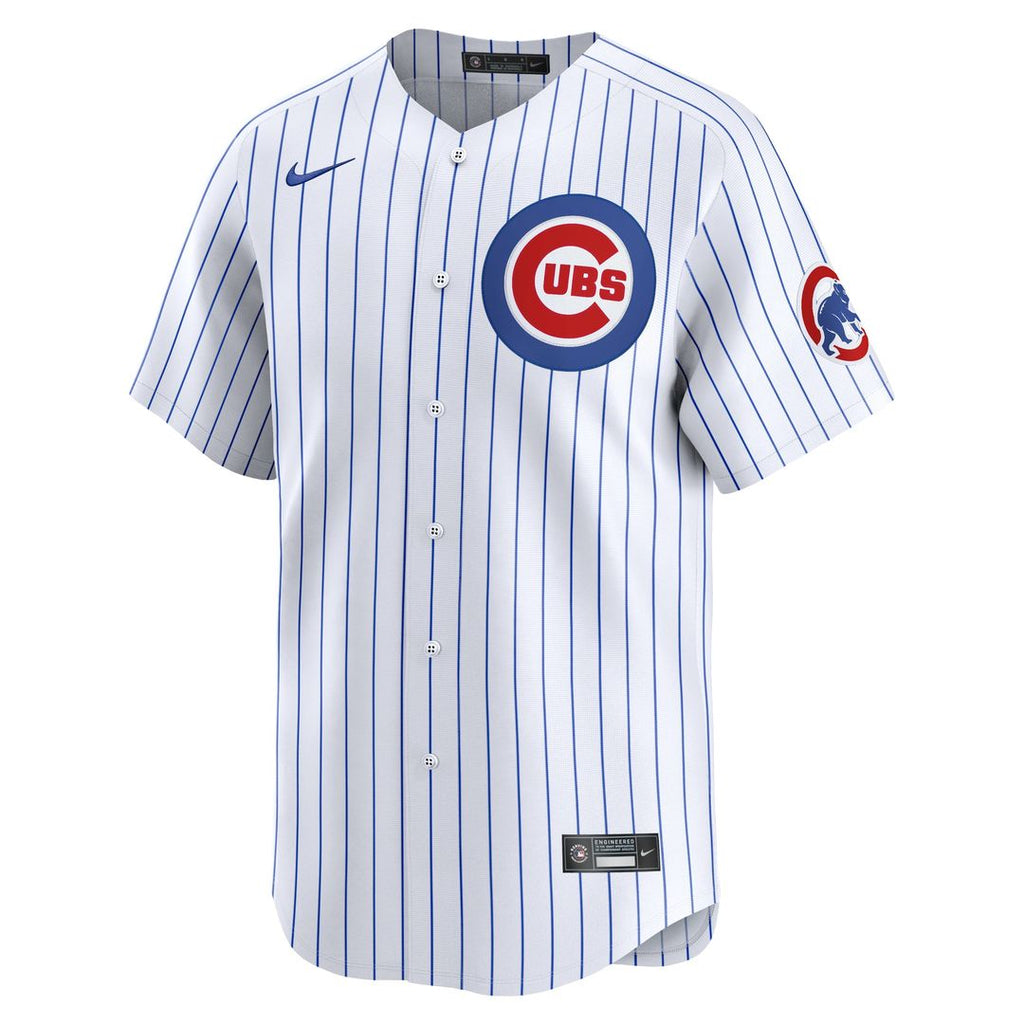 Men's Chicago Cubs Kyle Tucker White Home Limited MLB Baseball Jersey - view 2