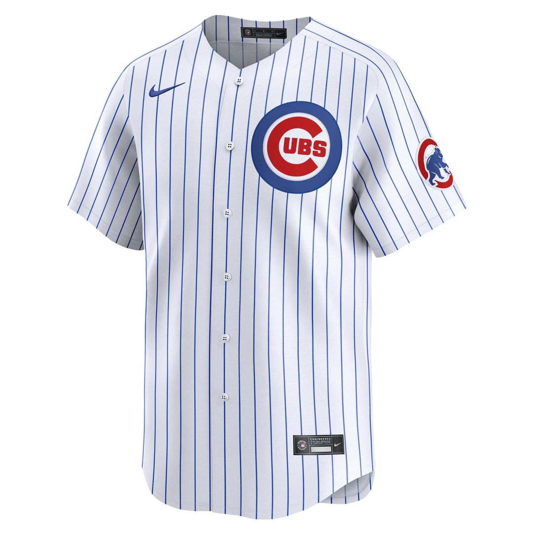 Men's Chicago Cubs Kyle Tucker White Home Limited MLB Baseball Jersey - view 2