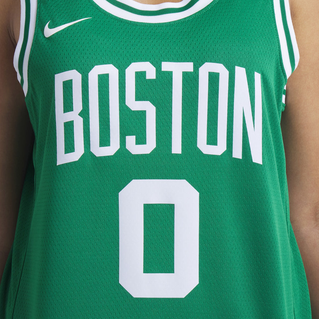 Unisex Jayson Tatum Boston Celtics Icon Edition Swingman NBA Basketball Jersey - Kelly Green - view 8