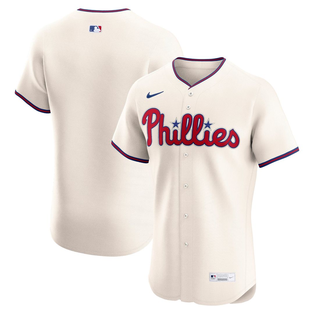 Men's Philadelphia Phillies Light Blue Alternate Elite MLB Baseball Jersey - view 19