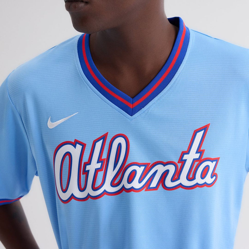 Men's Atlanta Braves Powder Blue 2026 City Connect Stadium MLB Baseball Jersey - view 9