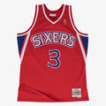 Men's Philadelphia 76ers Swingman NBA Basketball Jersey Road Allen Iverson 1996-97 - view 1