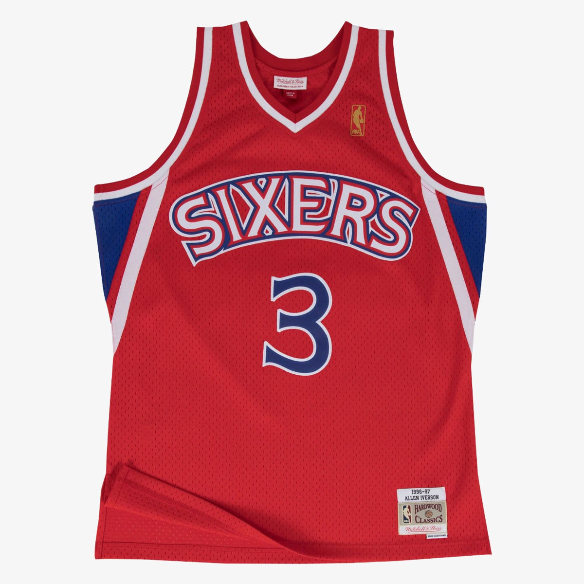 Men's Philadelphia 76ers Swingman NBA Basketball Jersey Road Allen Iverson 1996-97 - view 1