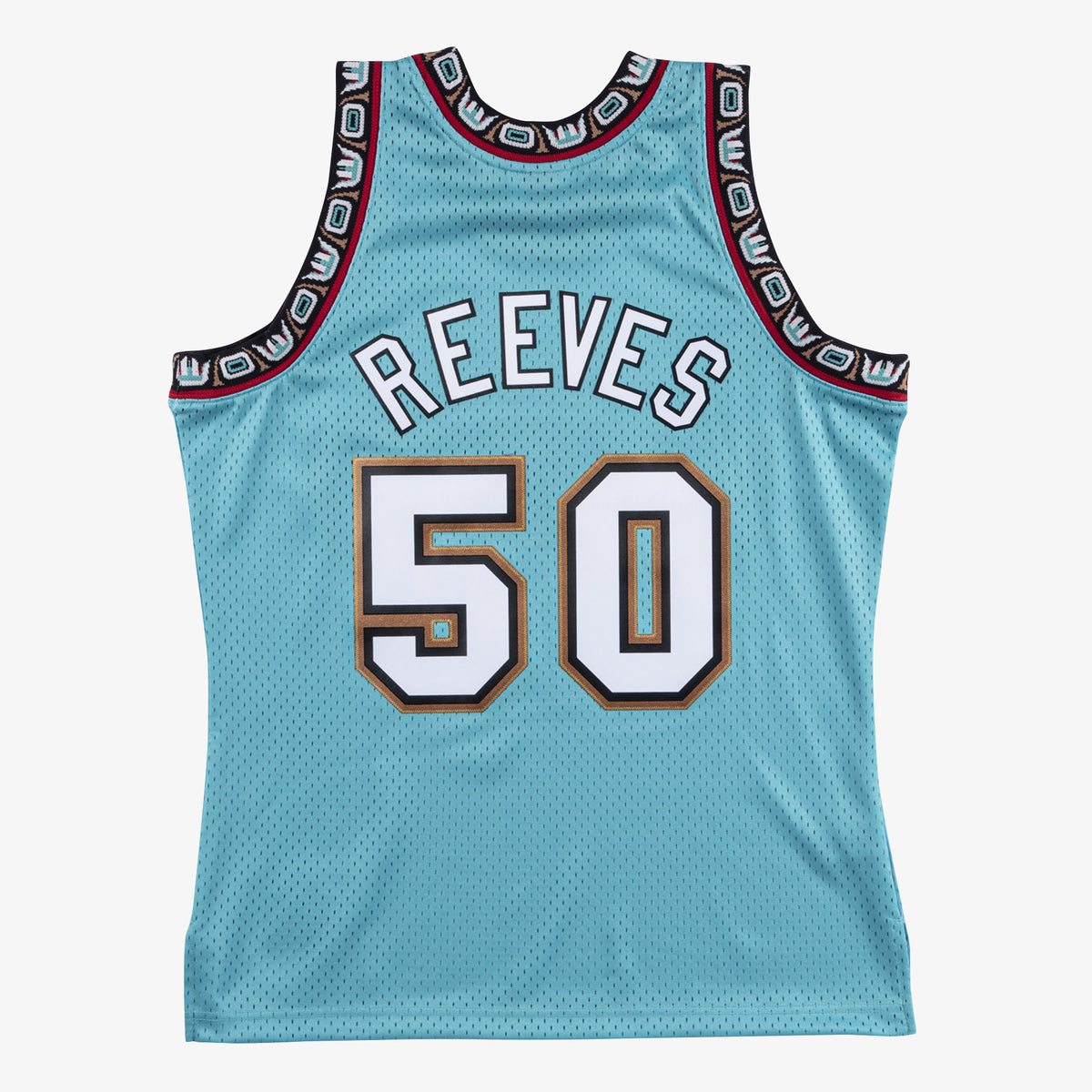 Men's Vancouver Grizzlies Bryant Reeves 1995 Swingman NBA Basketball Jersey - Teal - view 4