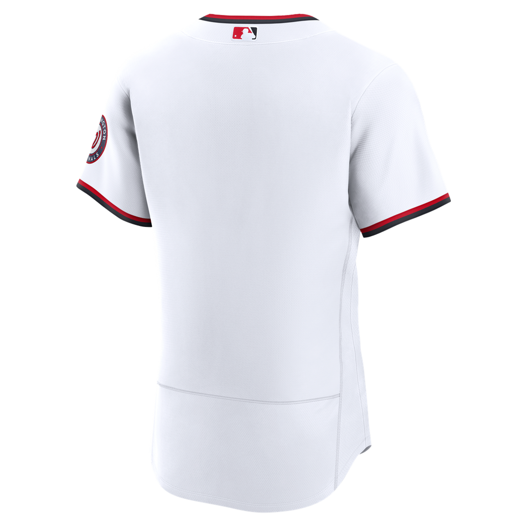 Men's Washington Nationals White Home MLB Baseball Jersey - view 4