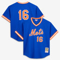 Men's New York Mets Dwight Gooden Royal Batting Practice MLB Baseball Jersey - view 1