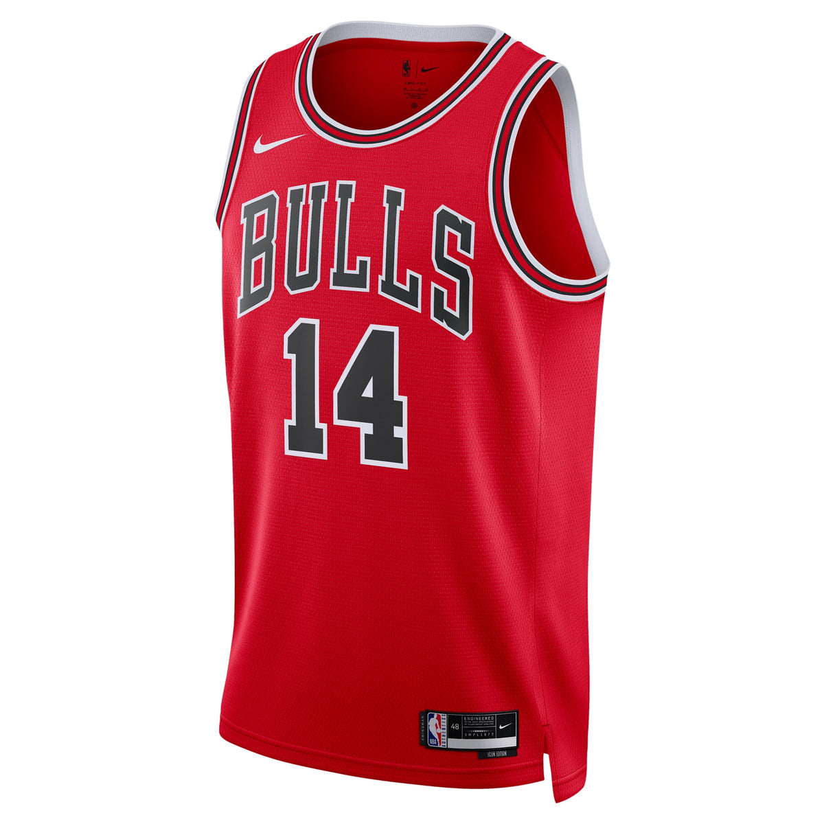 Unisex Matas Buzelis Chicago Bulls Icon Swingman NBA Basketball Jersey - Red - view 3