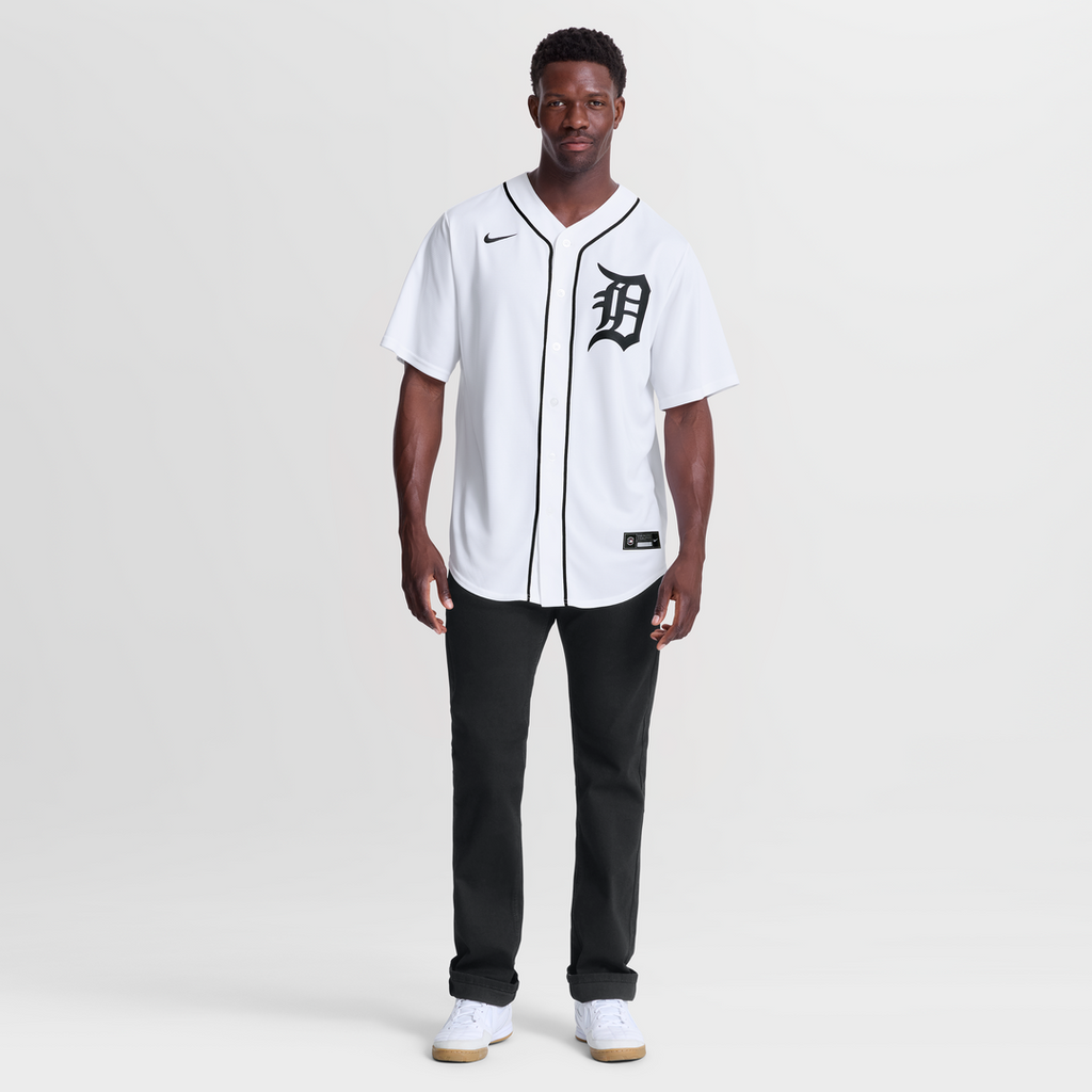 Men's Detroit Tigers Kerry Carpenter White Home Replica MLB Baseball Jersey - view 4