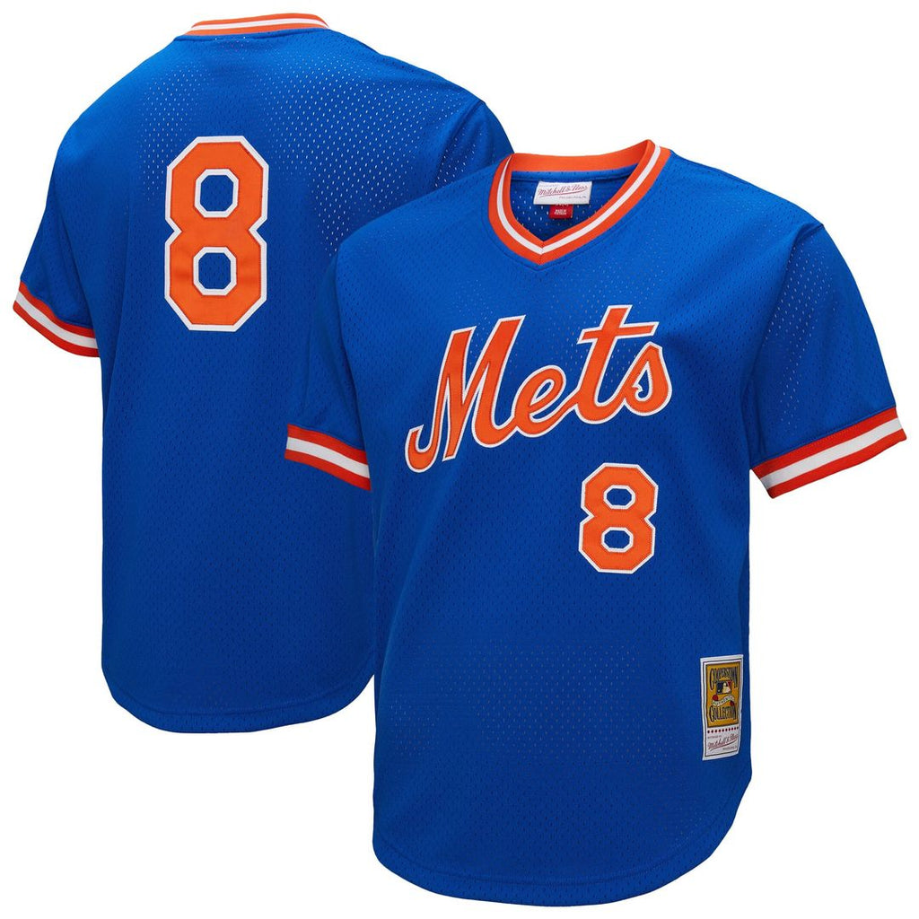 Men's New York Mets Gary Carter Royal Big & Tall Cooperstown Collection Mesh Batting Practice MLB Baseball Jersey - view 1