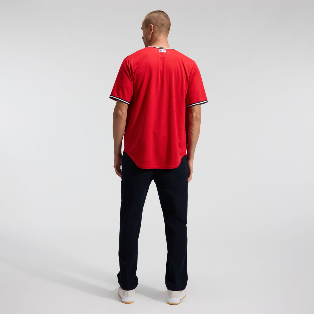 Men's Cleveland Guardians Red Alternate 2 Replica MLB Baseball Jersey - view 5