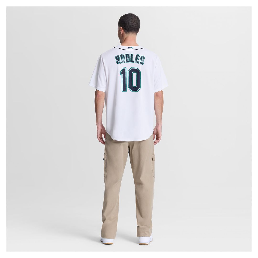 Men's Seattle Mariners Victor Robles White Home Replica MLB Baseball Jersey - view 5