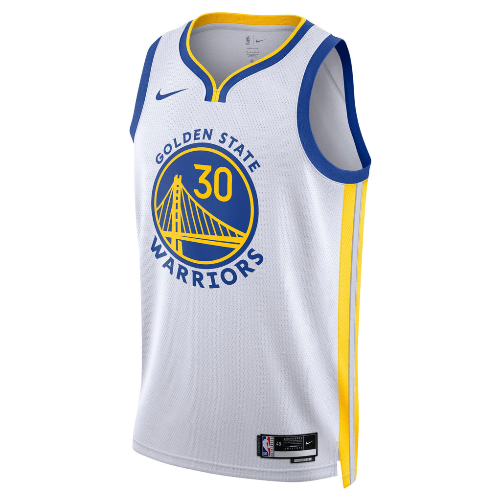 Unisex Golden State Warriors Association Swingman NBA Basketball Jersey - Stephen Curry - view 3