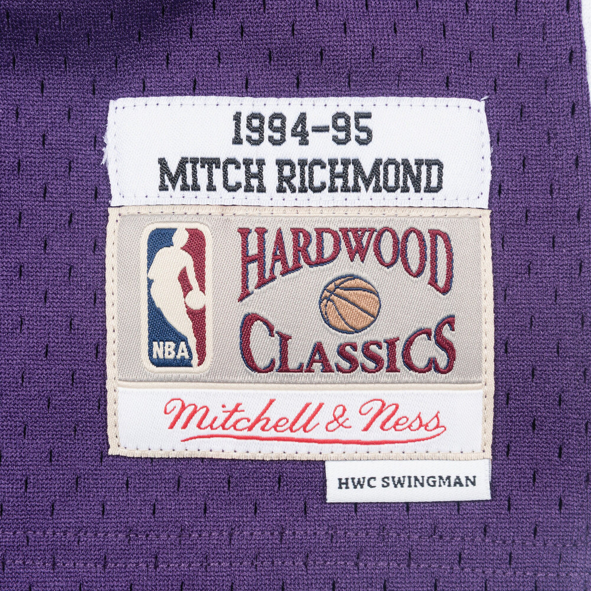 Men's Sacramento Kings Swingman NBA Basketball Jersey Mitch Richmond 1994-95 - view 4