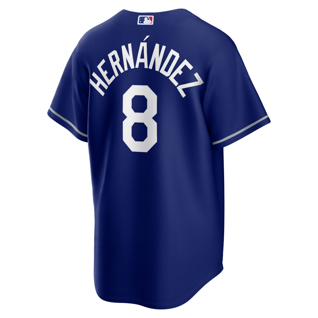 Men's Los Angeles Dodgers Enrique Hernández Royal Alternate Replica MLB Baseball Jersey - view 3