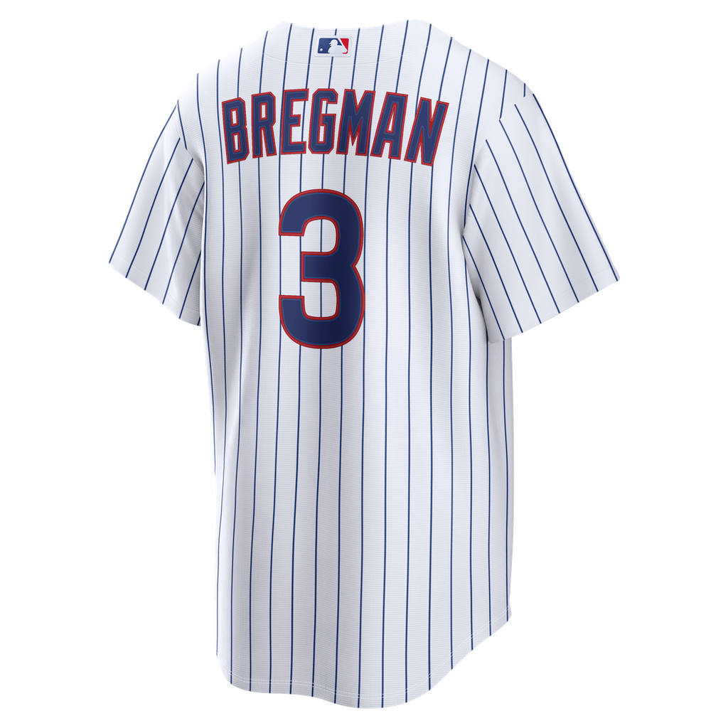 Men's Chicago Cubs Alex Bregman White Home Replica MLB Baseball Jersey - view 3