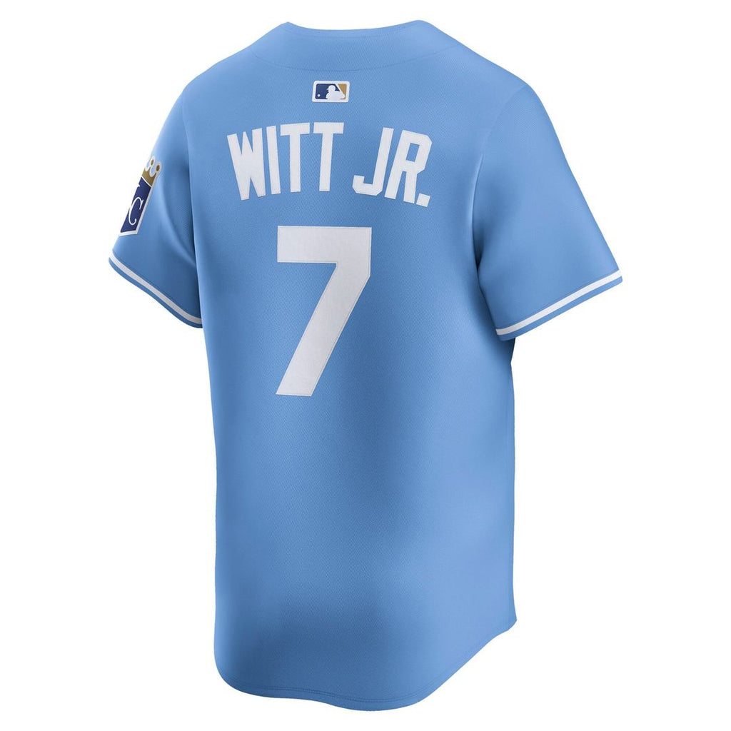 Men's Kansas City Royals Bobby Witt Jr. Light Blue Alternate Limited MLB Baseball Jersey - view 3