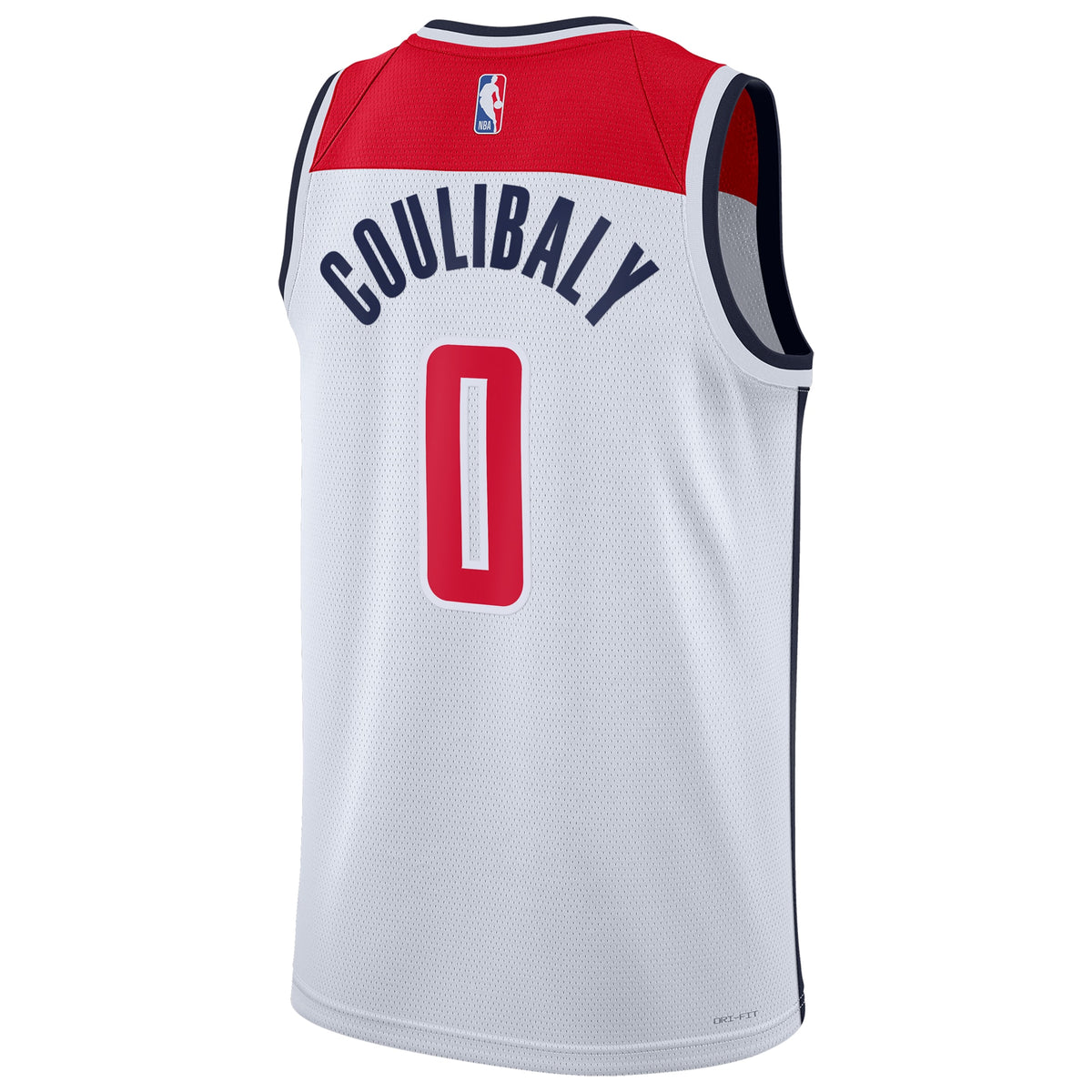Unisex Bilal Coulibaly Washington Wizards Association Edition Swingman NBA Basketball Jersey - White - view 4