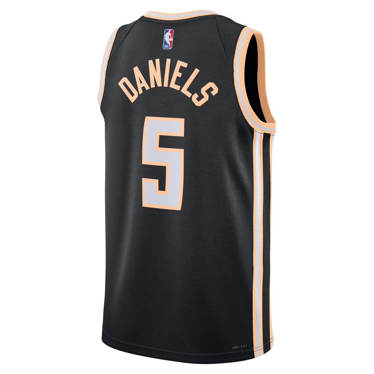 Unisex Dyson Daniels Atlanta Hawks 2025/26 City Edition Swingman NBA Basketball Jersey - Black - view 4