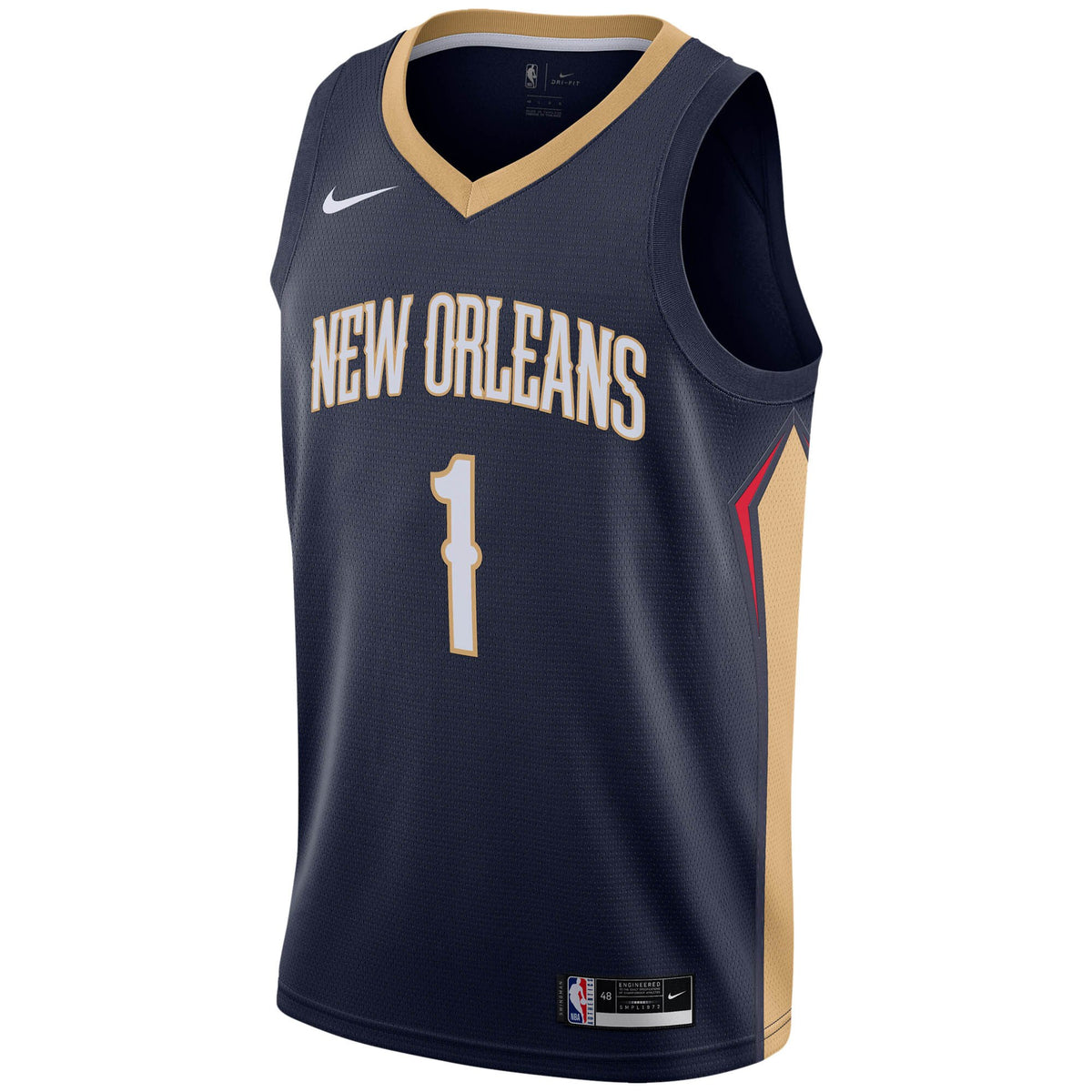 Men's New Orleans Pelicans Icon Swingman NBA Basketball Jersey - Zion Williamson - view 2