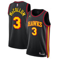 Unisex CJ McCollum Atlanta Hawks Statement Edition Swingman NBA Basketball Jersey - Black - view 1