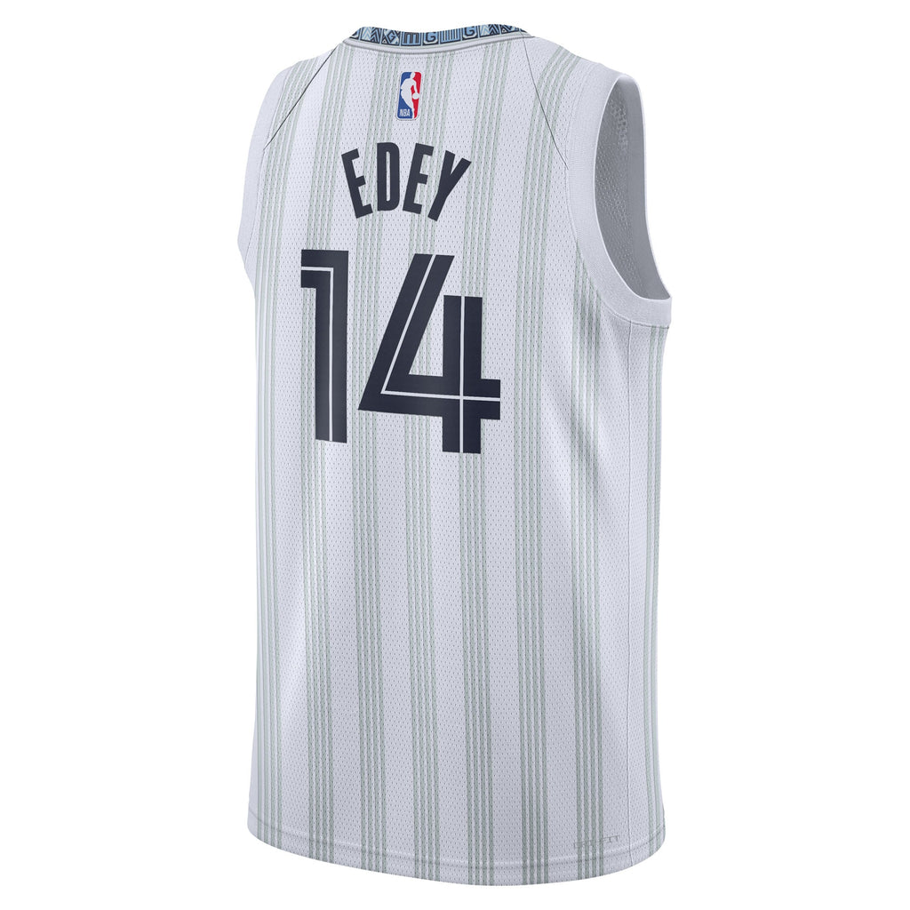 Unisex Zach Edey Memphis Grizzlies 2025/26 City Edition Swingman NBA Basketball Jersey - Gray - view 4