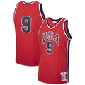 Men's USA 1984 Michael Jordan USA Basketball Alternate Basketball Jersey - Red - view 1