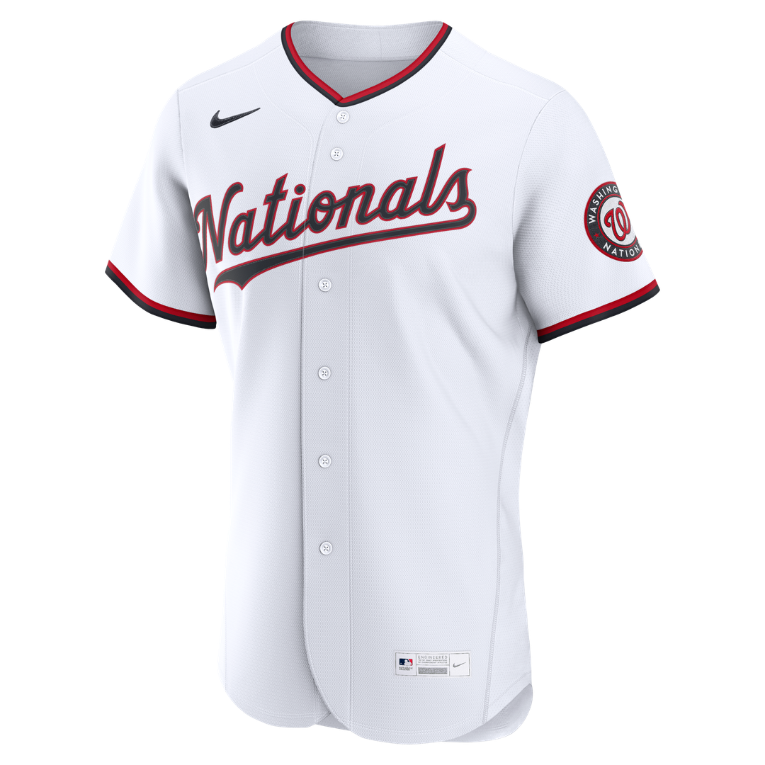 Men's Washington Nationals White Home MLB Baseball Jersey - view 3