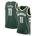 Unisex Tyler Herro Milwaukee Bucks Icon Edition Swingman NBA Basketball Jersey - Hunter Green - view 1