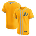 Men's Athletics Gold Alternate 2 Elite MLB Baseball Jersey - view 1