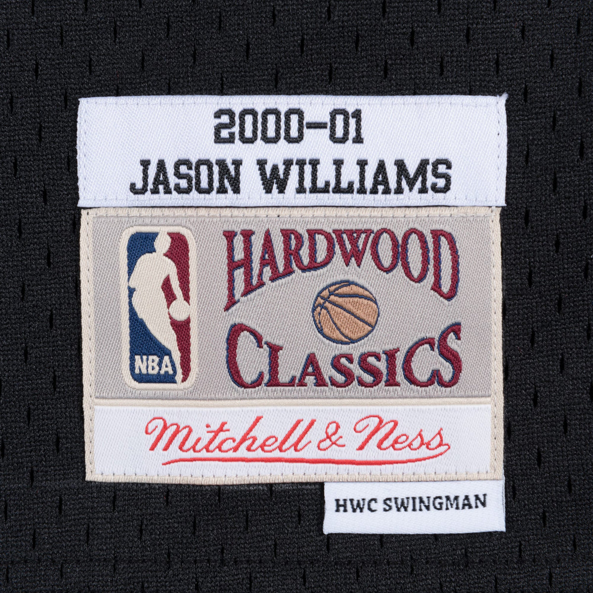 Men's Sacramento Kings Swingman NBA Basketball Jersey Road Jason Williams 2000-01 - view 4