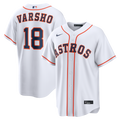 Men's Houston Astros Daulton Varsho White Home Replica MLB Baseball Jersey - view 1