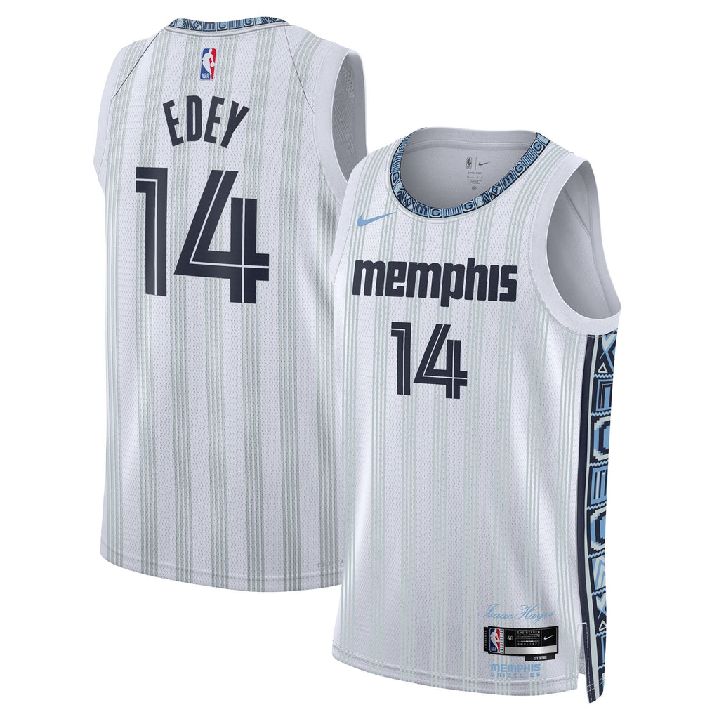 Unisex Zach Edey Memphis Grizzlies 2025/26 City Edition Swingman NBA Basketball Jersey - Gray - view 1