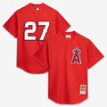 Men's California Angels Vladimir Guerrero Red Batting Practice MLB Baseball Jersey - view 1