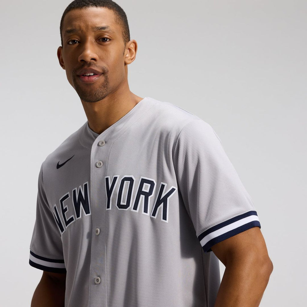 Men's New York Yankees Anthony Volpe Gray Road Replica MLB Baseball Jersey - view 8