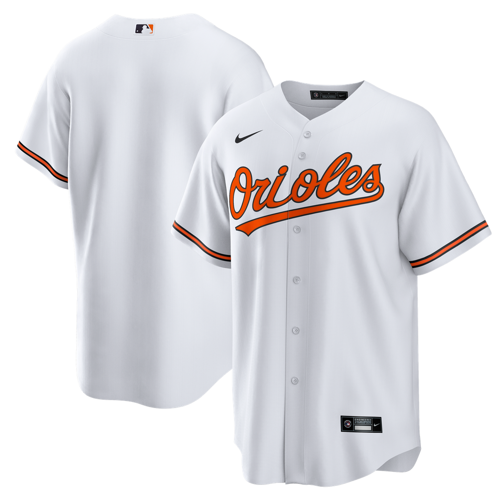 Men's Baltimore Orioles White Home Big & Tall Replica MLB Baseball Jersey - view 1