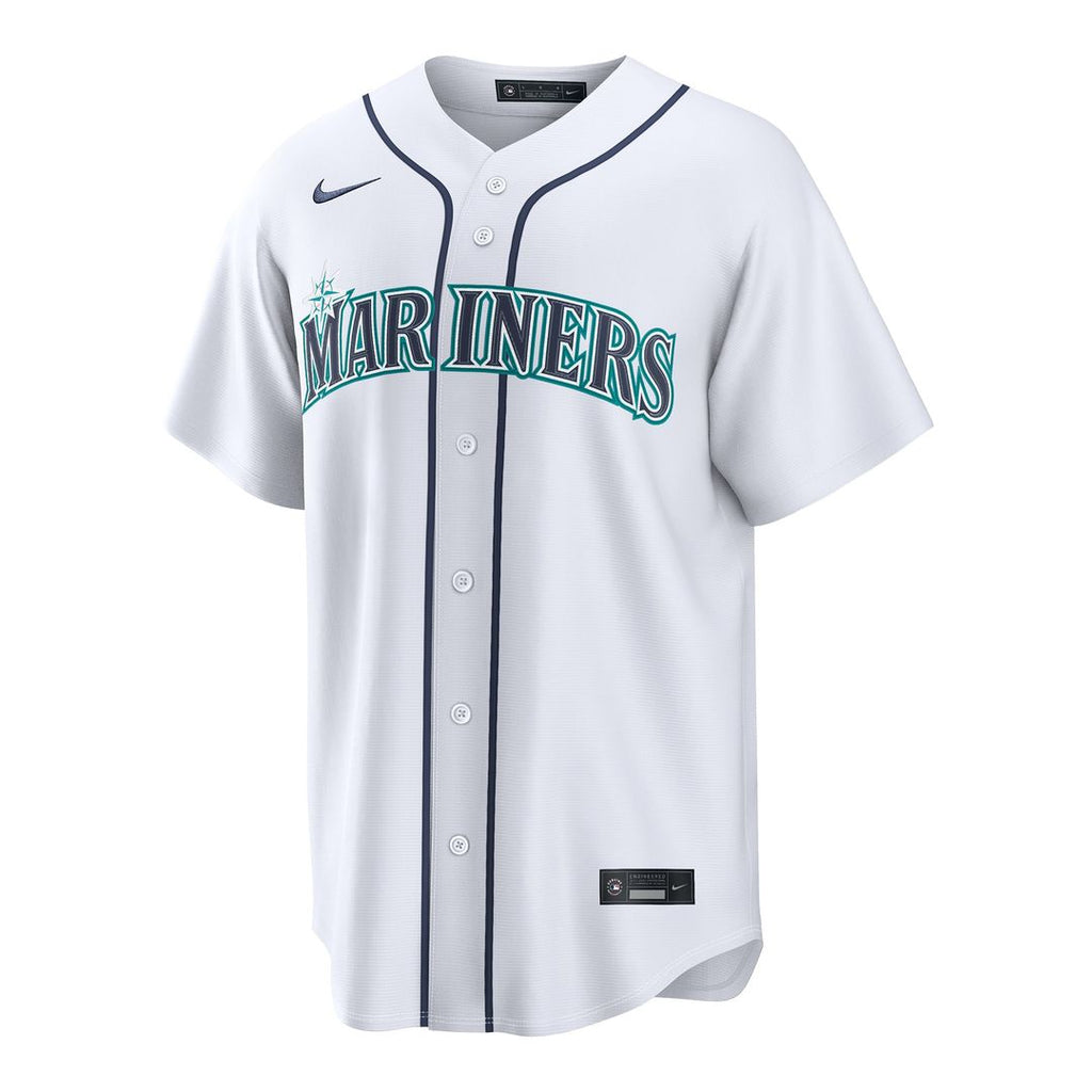 Men's Seattle Mariners Victor Robles White Home Replica MLB Baseball Jersey - view 2